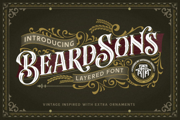 Beardsons: A Vintage Blackletter Font for Bold Projects