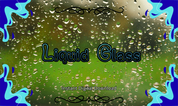 Create Bold Rainy-Day Aesthetics with Liquid Glass Font