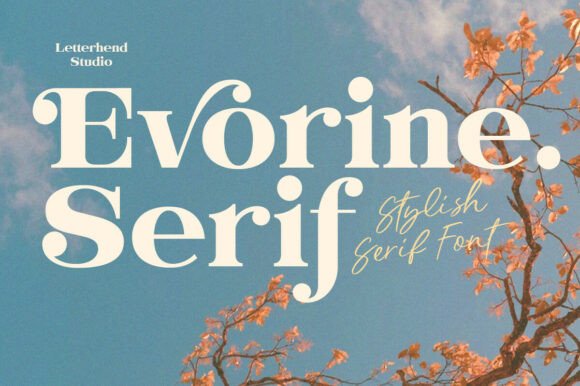 Evorine Serif: Golden Hour in Typography Form