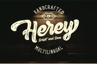 Herey Duo: The Handwritten Font That Cuts Through the Noise