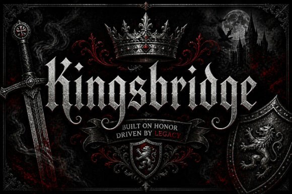 Kingsbridge: Crafting Authority with Gothic Display Type