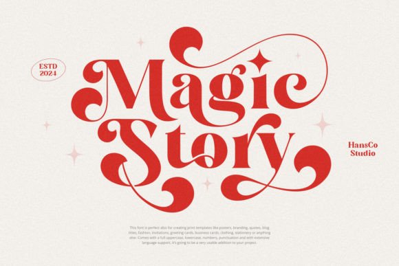 Magic Story Font: Retro Charm Meets Modern Design