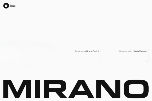 Mirano Extended: A Typeface with Automotive Soul