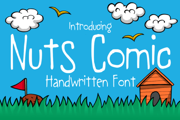 Nuts Comic: A Handwritten Font with 80s and 90s Comic Flair