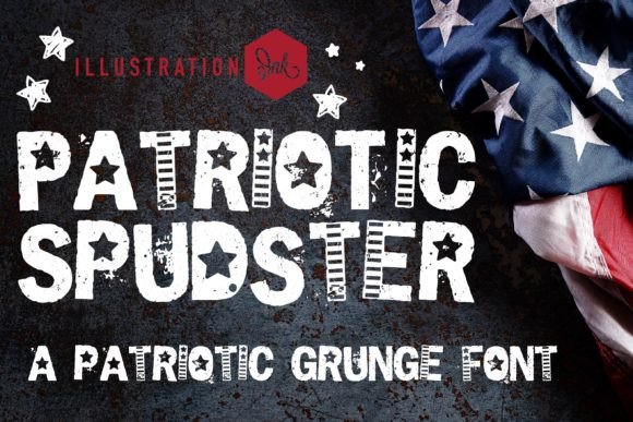 Patriotic Spudster: A Typeface That Wears Its Heart on Its Sleeve