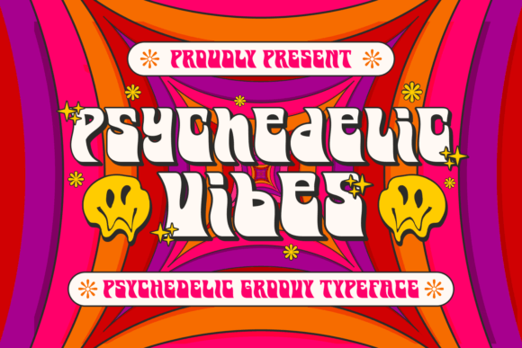 Psychedelic Vibes: Your Secret for Bold, Groovy Typography