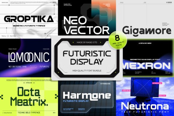 Shape Tomorrow: The Futuristic Display Bundle for Modern Design